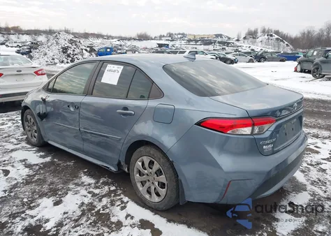 2021 Toyota Corolla Le из США, поврежденный, VIN 5YFEPMAE7MP163761